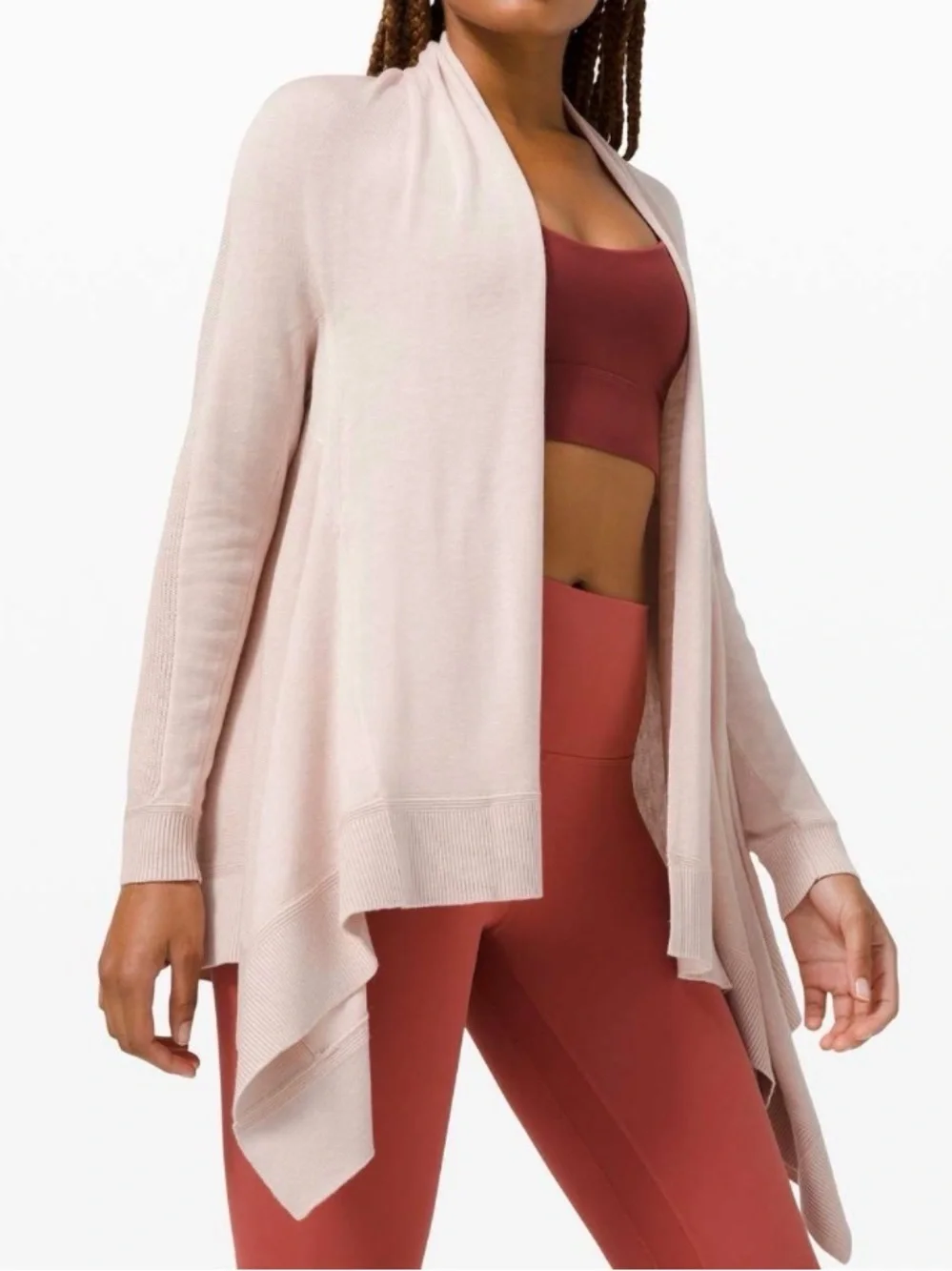 Lululemon Cashlu Knit Wrap ~ XS/S ~ Pink Bliss